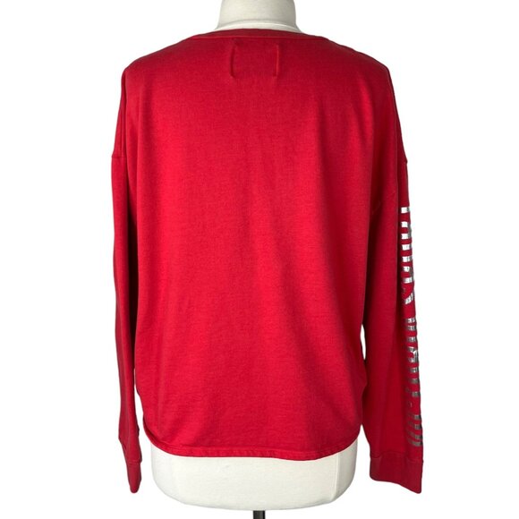 Victoria Sport Pull Over Sweatshirt Womens XL Red Activewear Workout - Picture 2 of 8